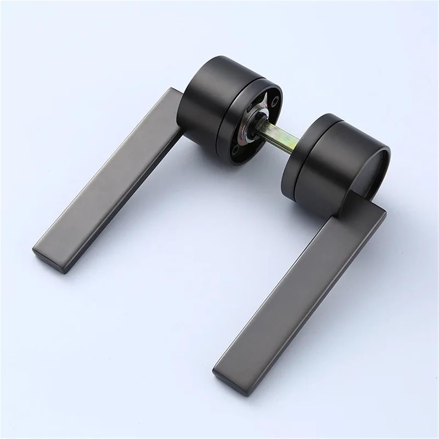 Zinc Alloy Home Interior Door Lock Split Silent Mechanical Handle 1Pcs(Starry Sky Gray)