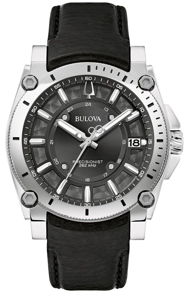 Bulova Analogico 96B416, Nero, Striscia-image