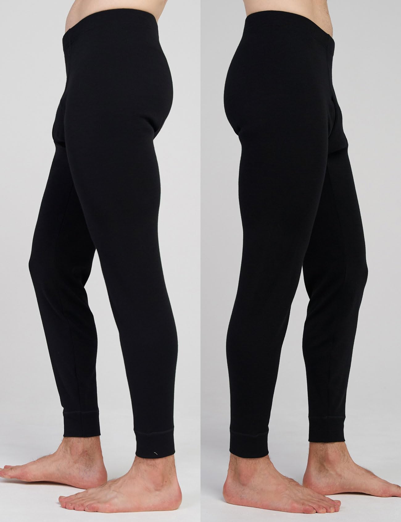 LAPASA 100% Lana Merino Calzamaglia Termica Lunghi Peso Medio Pesanti M30 M68 - Abbigliamento Termico Leggings Invernali Trekking Running Montagna Sci Snowboard