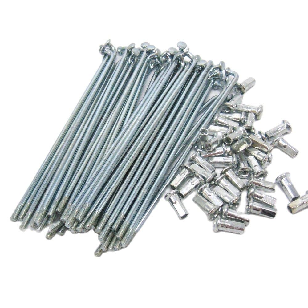 Raggi Bici Bicicletta elettrica 10G Diametro3,0mm Lunghezza 97-239mm Raggi + nippli 37pz/Lotto