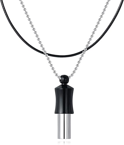 Collar de 528 Hz, collar de ansiedad, collar de respiración para herramientas de afinación de meditación, atención plena y alivio del estrés para