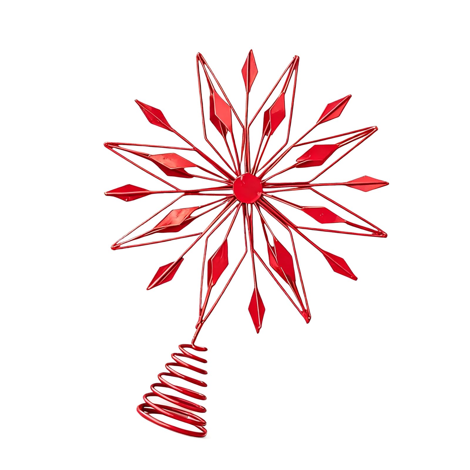 Yhplxyuus Star Shaped Christmas Tree Toppers Metal Festival Irregular Adornment Parties Decoration for Indoor/Outdoor Use Holiday Tree Ornament