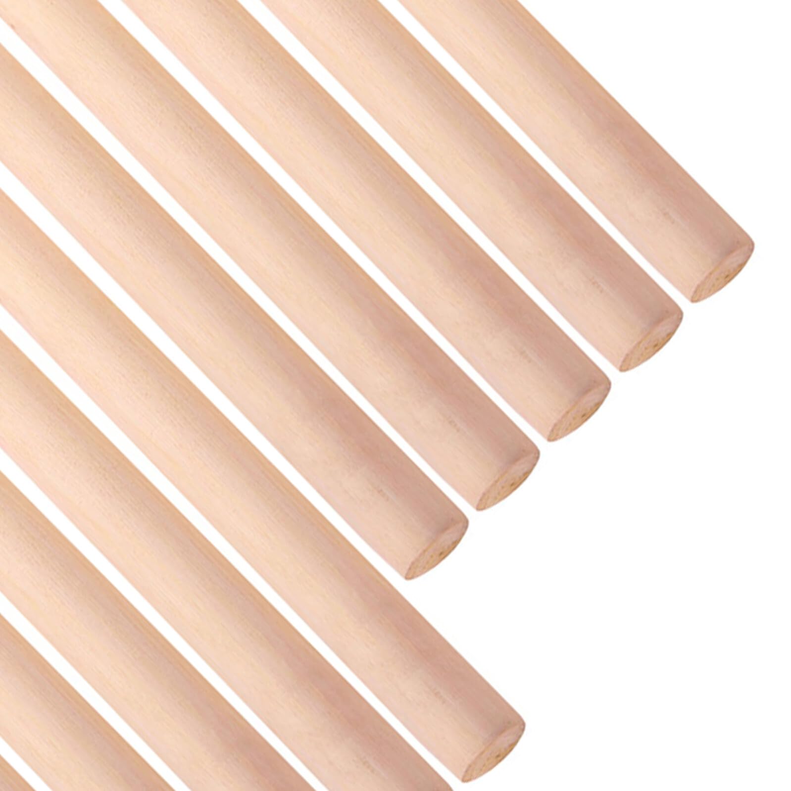 Mattarello in Legno 10 Pezzi Color Kaki per Cucina