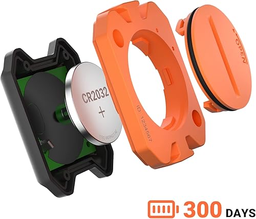 Miniatura 5 de moofit Sensor de velocidad de cadencia, Bluetooth y ANT+ inalámbrico RPM Ciclismo Spin Bike Sensor de cadencia para WahooCoosporideRouvyPeloton,