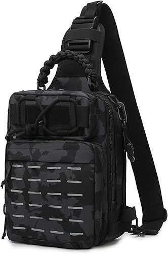 doorslay Mochila de pesca, mochila de pesca con soporte para caña, bolsa de almacenamiento de aparejos de pesca, bolsa de pesca ligera al aire