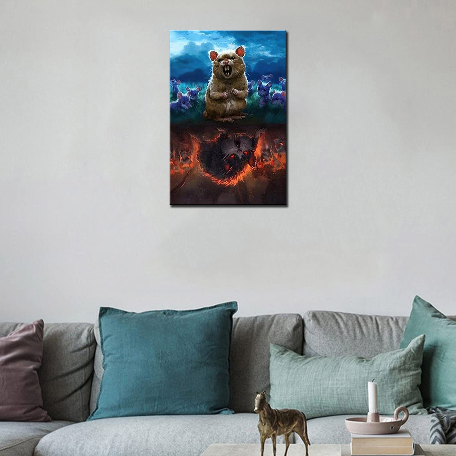 1 panel Mindset is Everything Motywacyjne płótno sztuka ścienna inspirujące cytaty przedsiębiorcy plakat wydruk grafika obraz do oprawionej dekoracji domu salonu biura sypialni 90 cm szer. x 61 cm wys