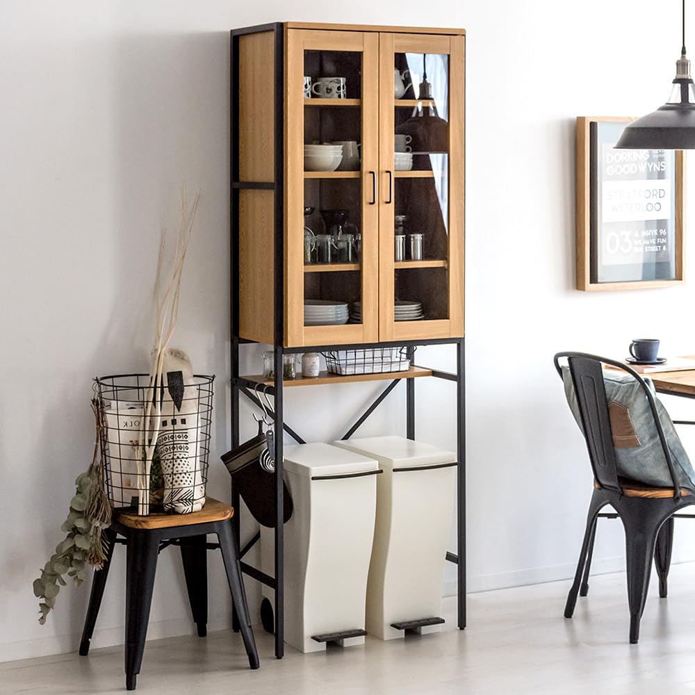 Elena(エレナ) 食器棚 ゴミ箱上収納 Elena (エレナ) スリムタイプ | 家具・インテリア