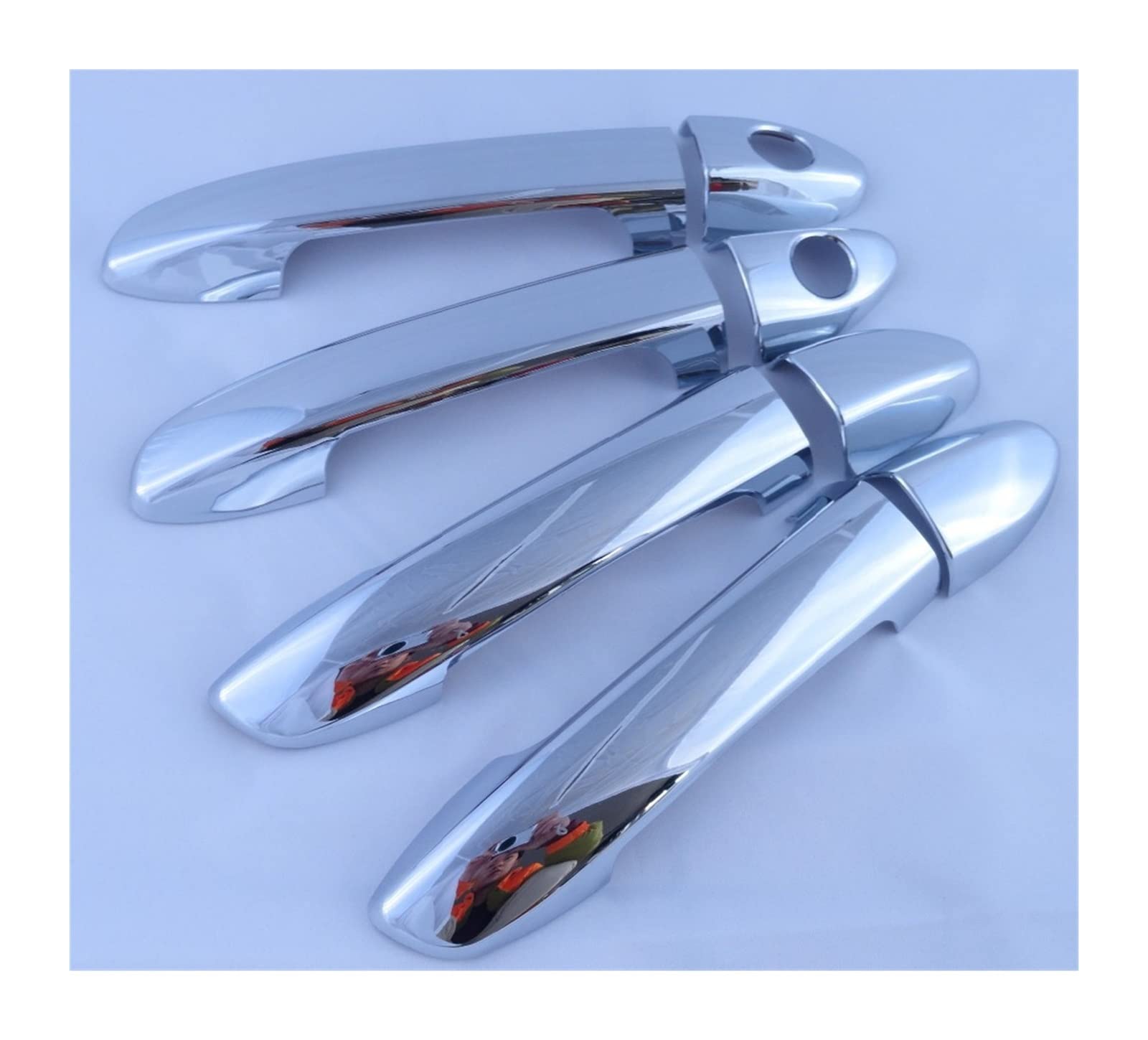 QWQTHGS Car Exterior Door Handle Cap for Kia Cerato Spectra 2004-2009 Chrome Car Door Handle Cover Trim Sticker