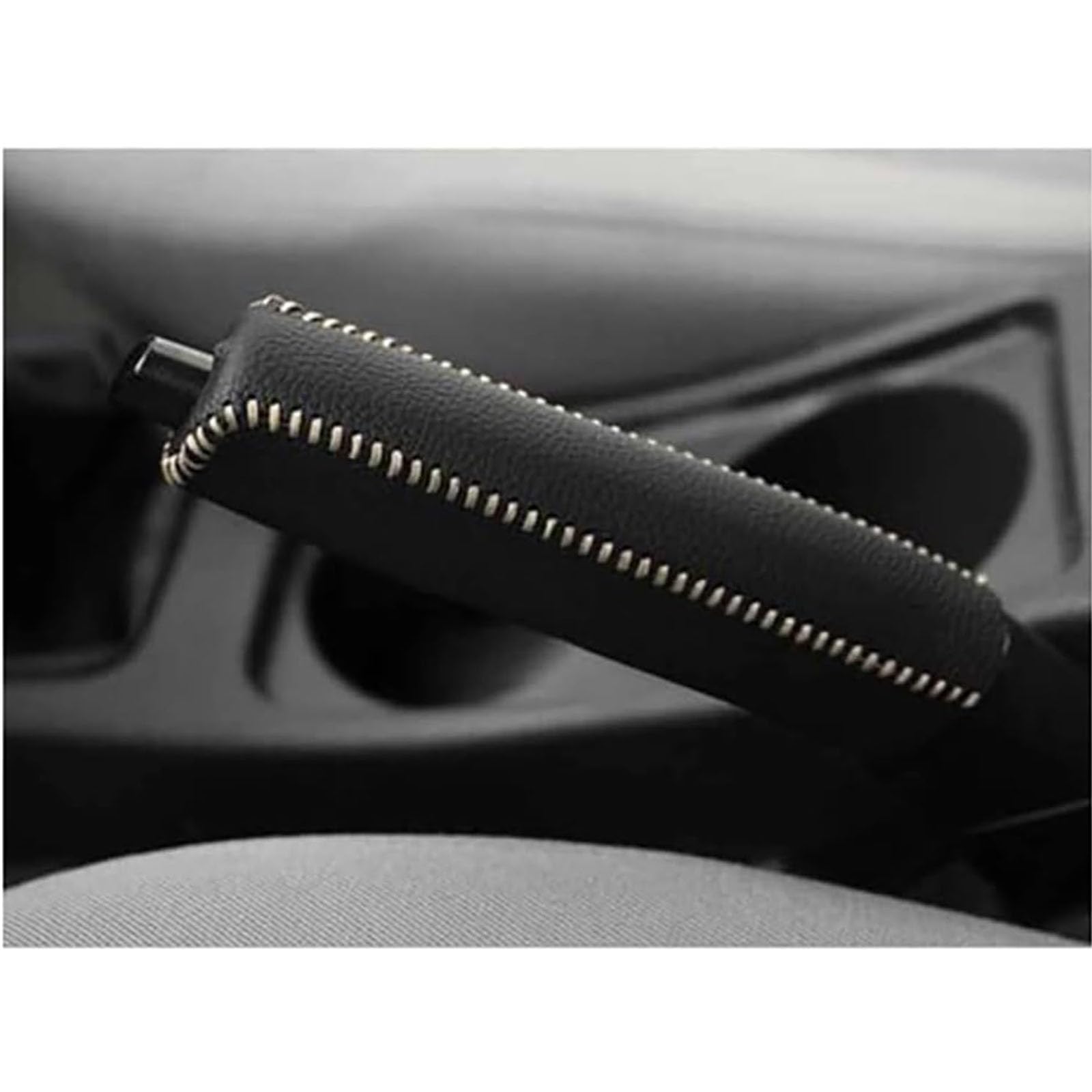XHORGPZCK Car Handbrake Cover, for Smart Fortwo Forfour 450 451 452 453 454 EQ Hand Brake Grip Parking Brake Sleeve Emergency Trim Lever Decoration Protective Accessory,A