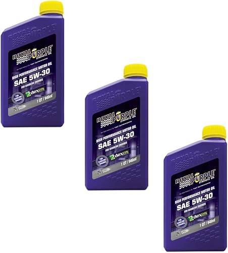 Royal Purple Caja de aceite de motor sintético 5W30 (3 cuartos de galón)
