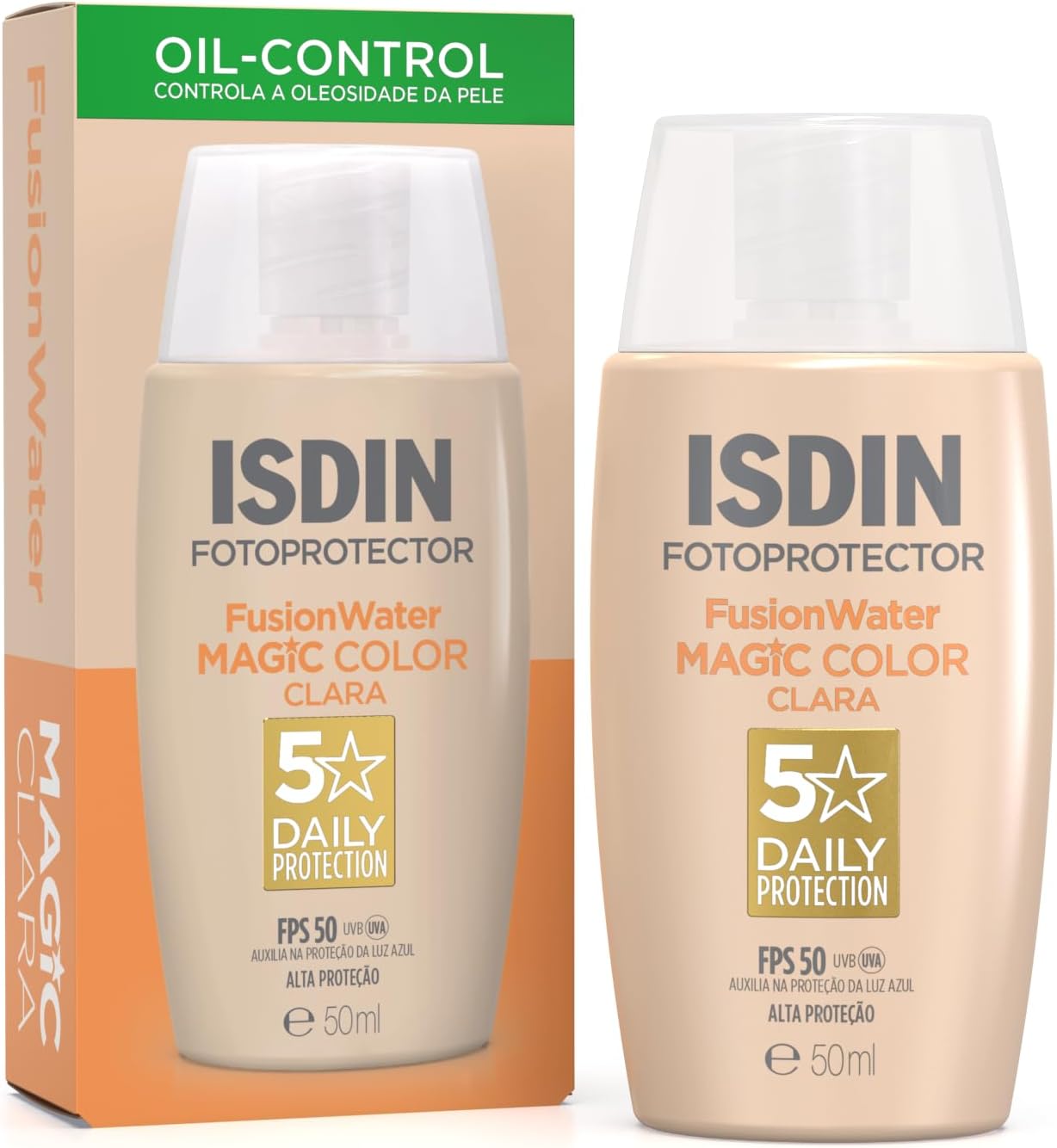 ISDIN Protetor Solar Facial Fusion Water 5 Stars ISDIN Protetor Solar Facial Fusion Water 5 Stars