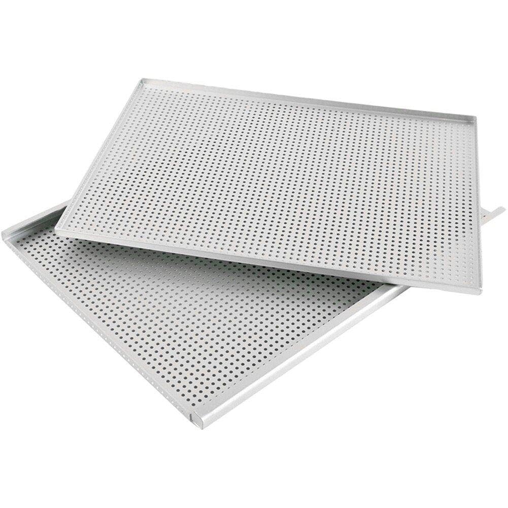 Plaque de cuisson perforée pour une pâte feuilletée parfaite, double couche, anti-adhésive, 30 x 40 cm, idéale pour une cuisson croustillante et une répartition homogène de la chaleur