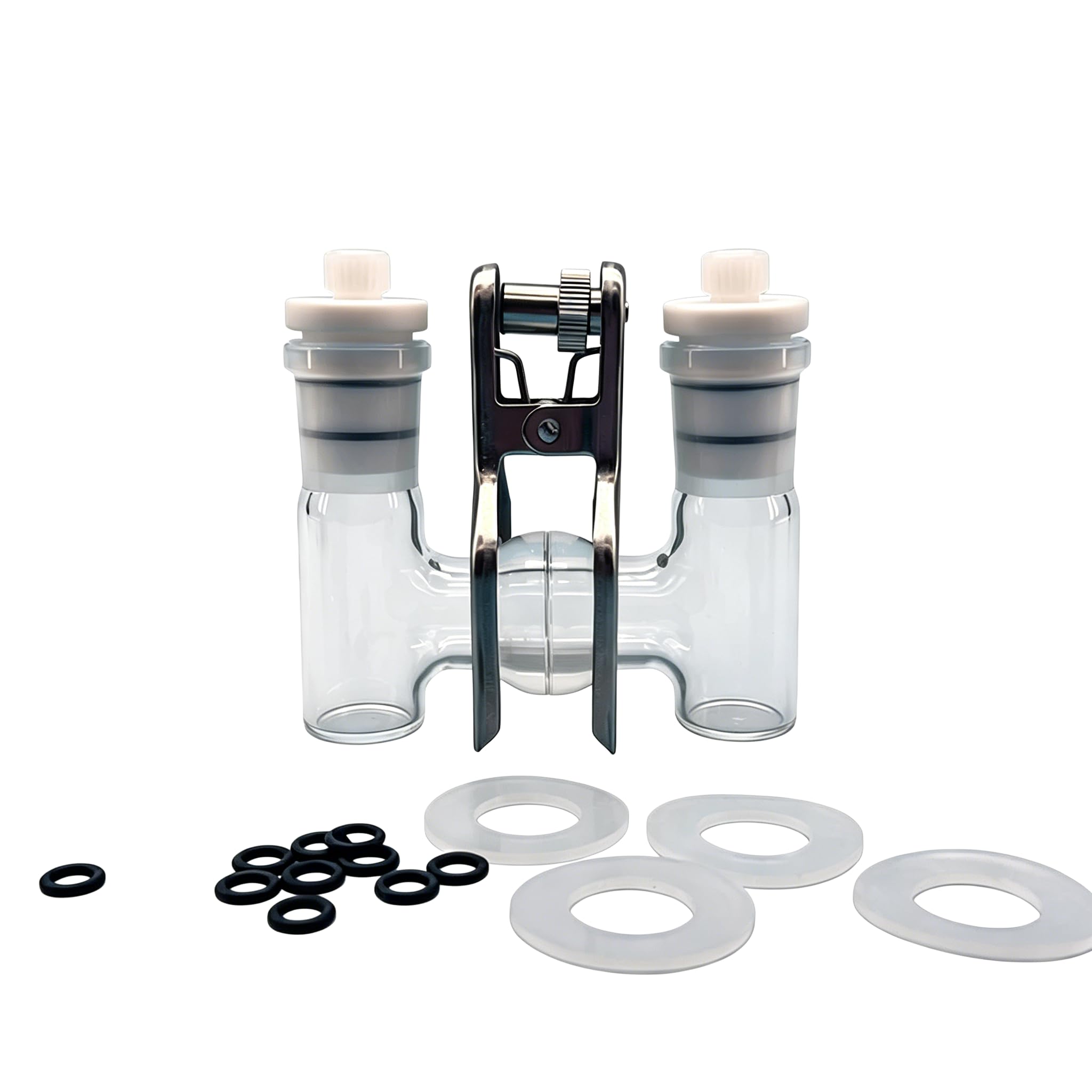 H-Type Electrochemical Cell, 6mm electrode compatible