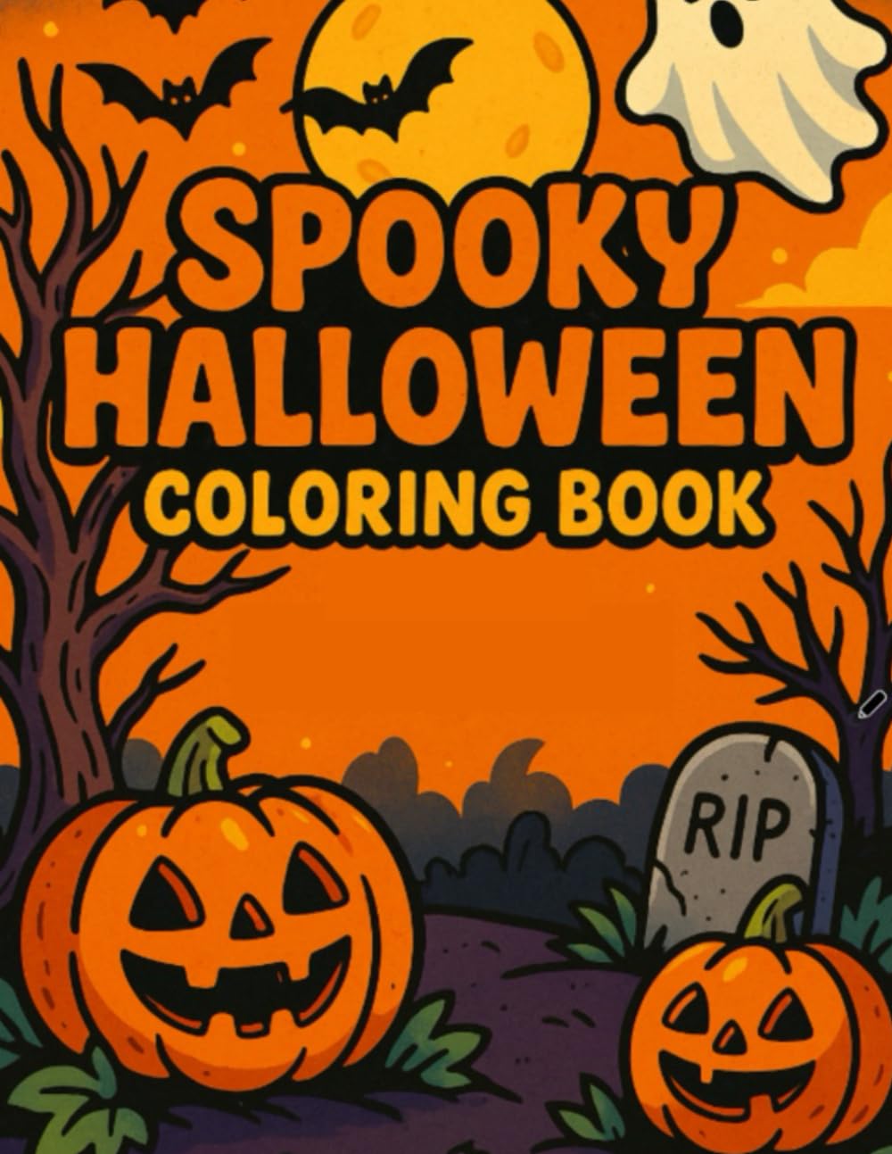 Spooky Halloween Coloring Book: Halloween