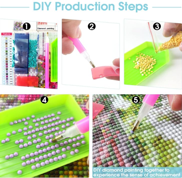 Kit Di Pittura A Diamante A Forma Di Fungo WUSARPLY Per Adulti Kit Di Pittura A Diamante A Forma Di Fungo E Foresta Trapano Completo Pittura A~p127838459