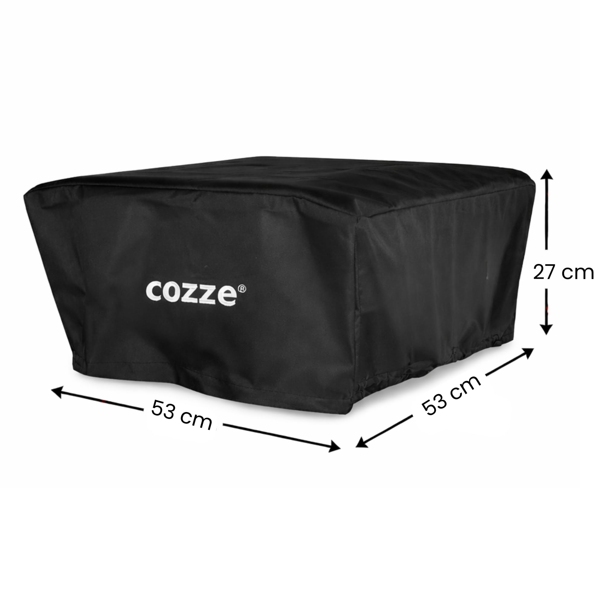 cozze Copertura Protettiva per Forno per Pizza 13" │ Compatibile con Barbecue Elettrico E200 │ Materiale Impermeabile Oxford 600D │ Dimensioni: 53,5 x 53,5 x 27 cm │
