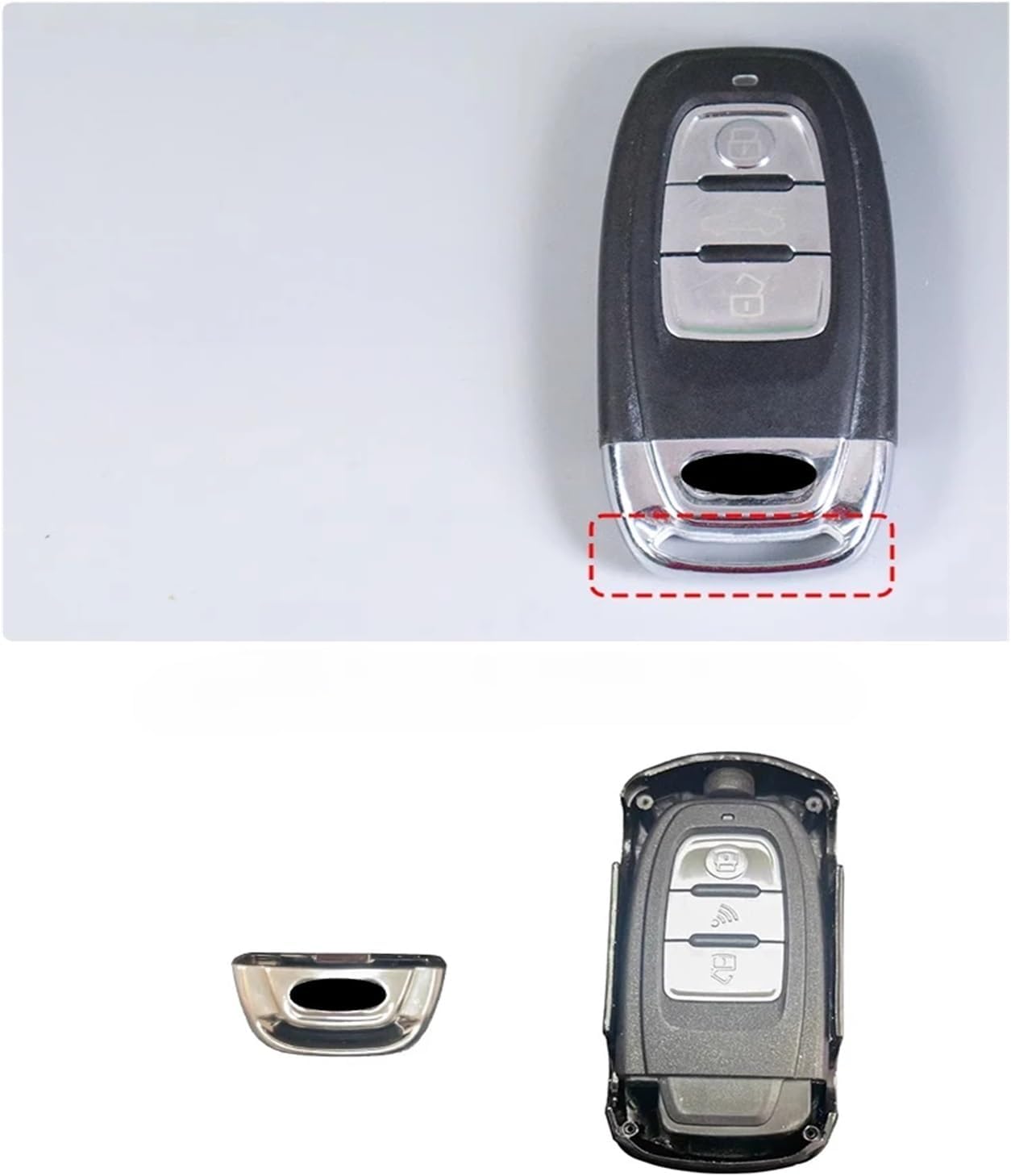 Car Shape Model Car Key Fob Case Cover Bag Protector Compatible With AUDI A4l A6l A3 A5 A7 Q5 A8 A7 Q5 Q7 TT Car Model Key Case