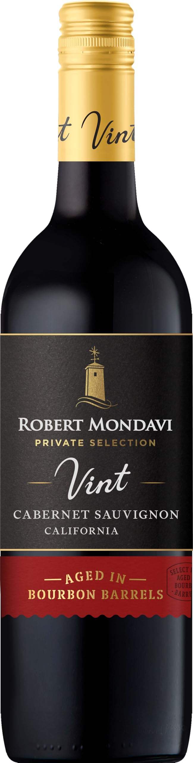 Robert Mondavi - Vint Private Selection Bourbon Barrel Aged Cabernet Sauvignon - Rotwein aus Kalifornien, gereift im Bourbon-Fass (1 x 0.7l)