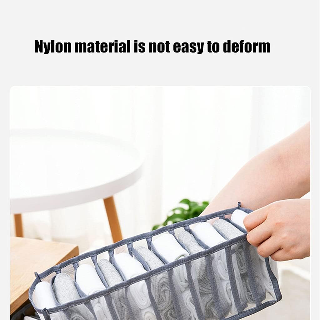 Underwear Storage Box with Compartments Socks Underpants Organizer Drawers Divider Cabinet Drawer