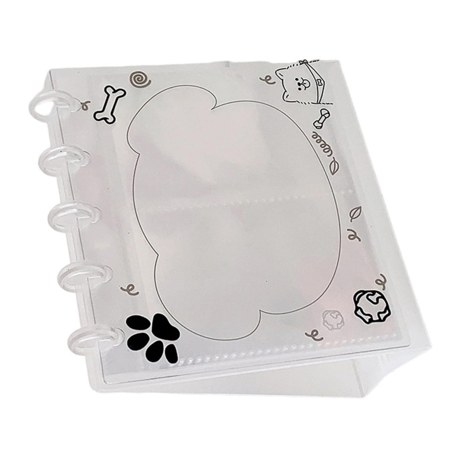 2X3 Desktop Photo Card Binder 20 Pocket Minis Calendar Display Stand Table Ornament Standing Pictures Frame
