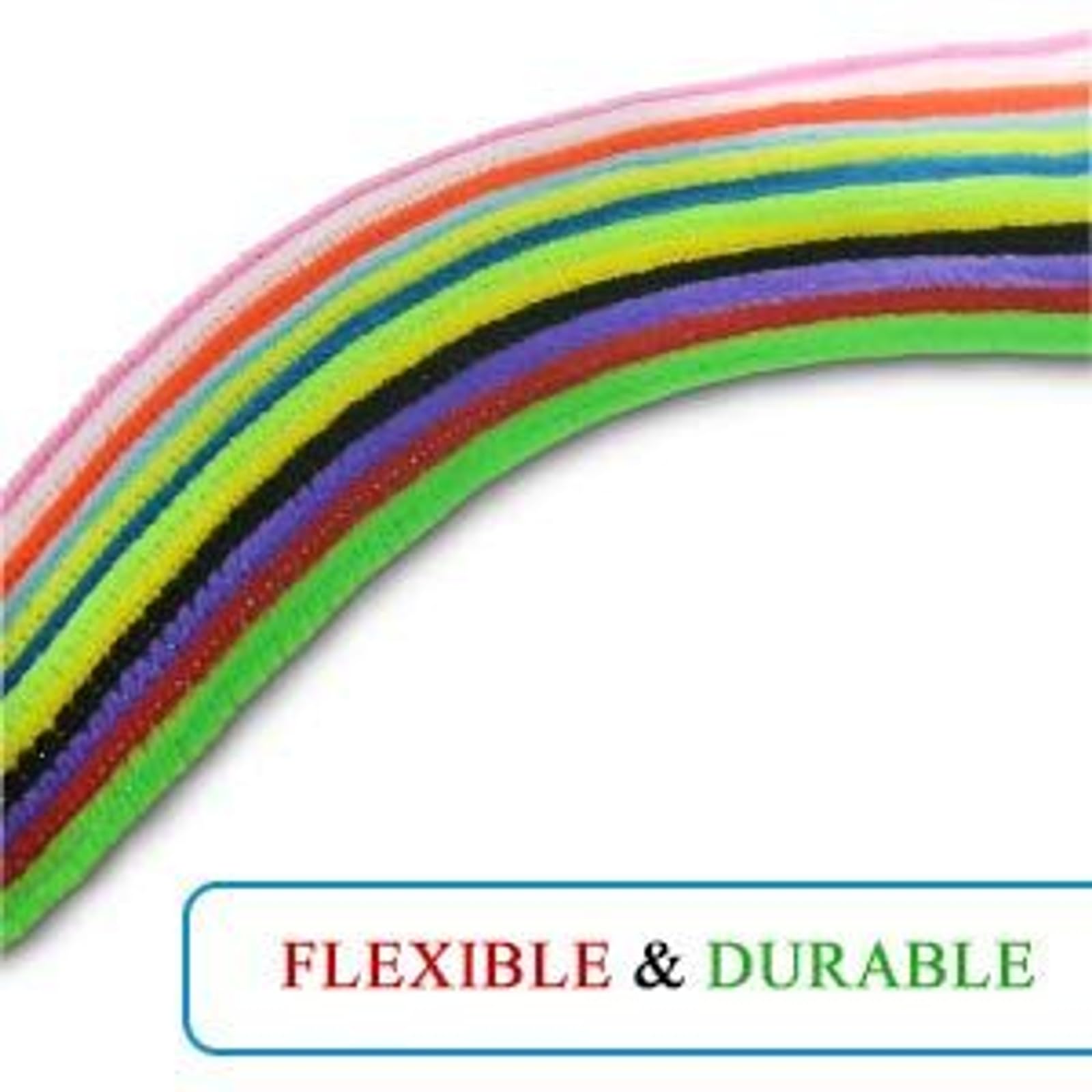 EpiqueOne 1300-Piece Arts & Craft Supply Set | Includes 1200 Chenille Pipe Cleaner Stems in 12 Colors & 100 Googly Eyes | Ideal for Use at Home & School for DIY Art & Craft Projects, Decoration & More