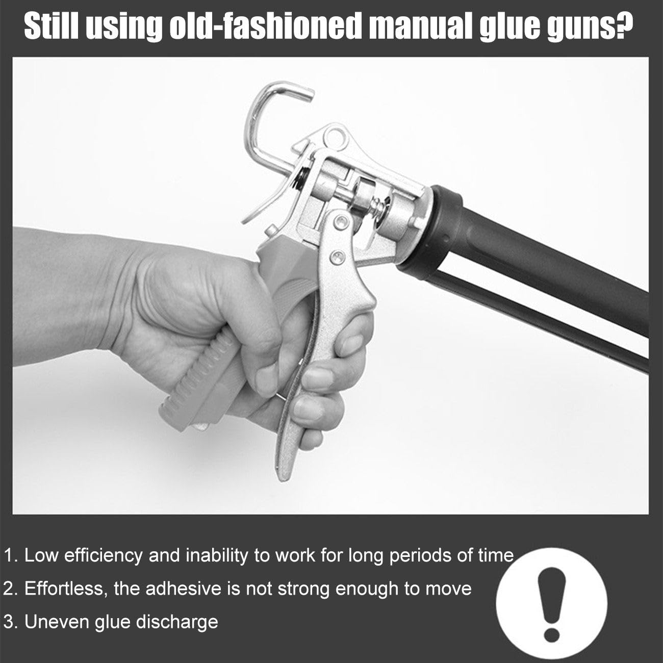 Elektryczny pistolet do uszczelniania zasilany bateryjnie, bezobsługowy pistolet do uszczelniania do akumulatorów Makita, elektryczny pistolet do silikonu, do napełniania,1xBattery