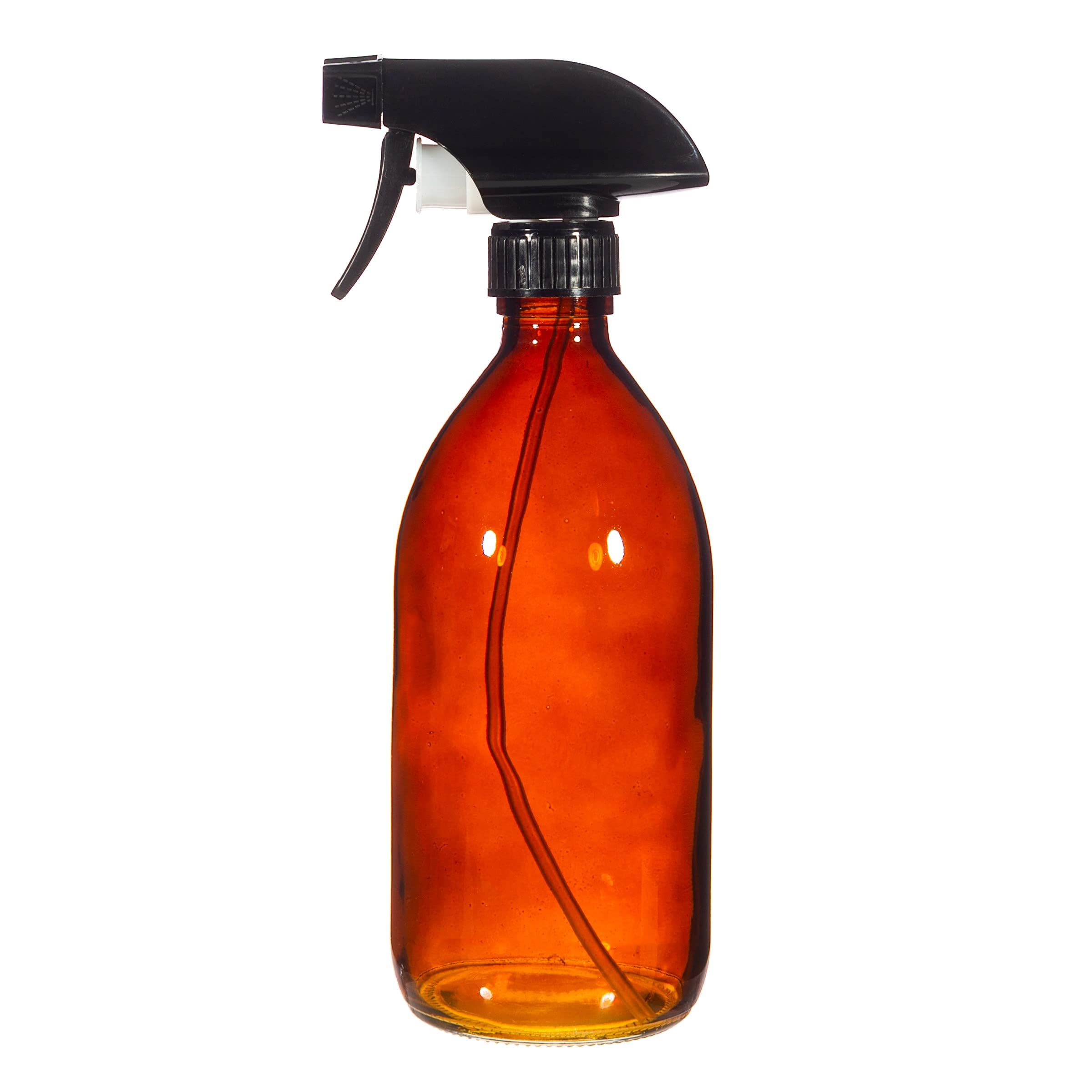 Sass & Belle Brown Amber Glass Refillable Bottle With Spray
