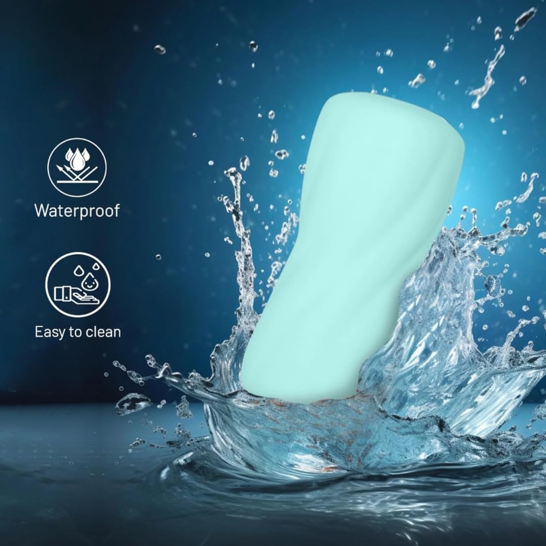 Hold An Play Jack Pro Body Massage - Male, Durable and Body safe material, long and flexible, stress relief and relaxation, waterproof, non -electric - brush suede, color - sky blue Hold An Play Jack Pro Body Massage - Male, Durable and Body safe material, long and flexible, stress relief and relaxation, waterproof, non -electric - brush suede, color - sky blue