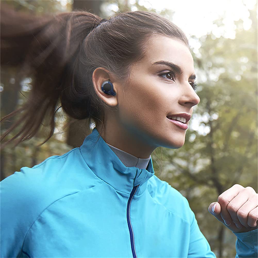 Słuchawki bezprzewodowe, Bluetooth Earbuds Sport 5.2 In-Ear z HD MIC, wodoodporne słuchawki Bluetooth IP5, do biegania w treningu siłowni, lekkie i wygodne,Black