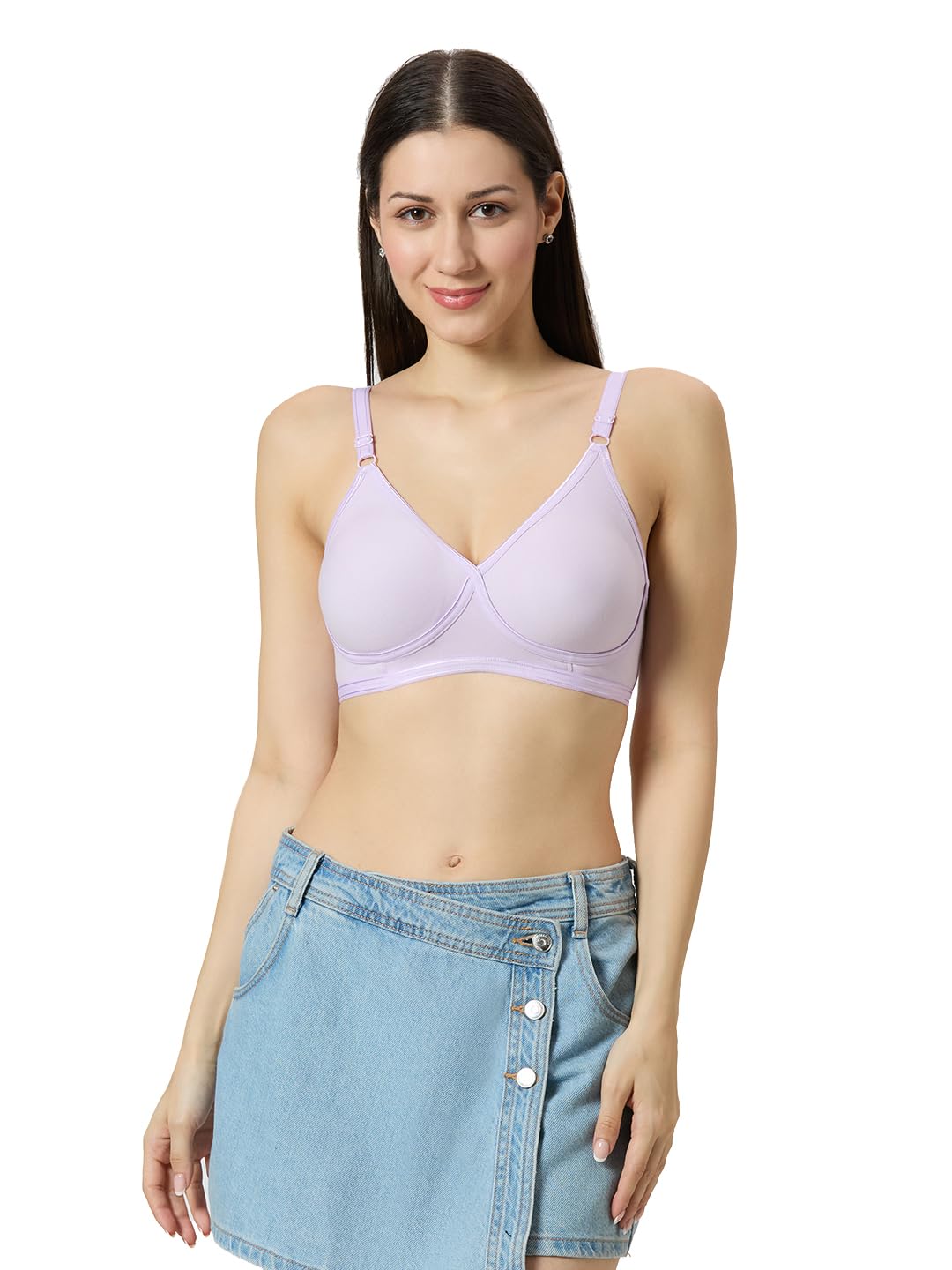 Infinity Cotton Crepe Full Coverage Bra - INFINITY-5COL-PK1-image-20