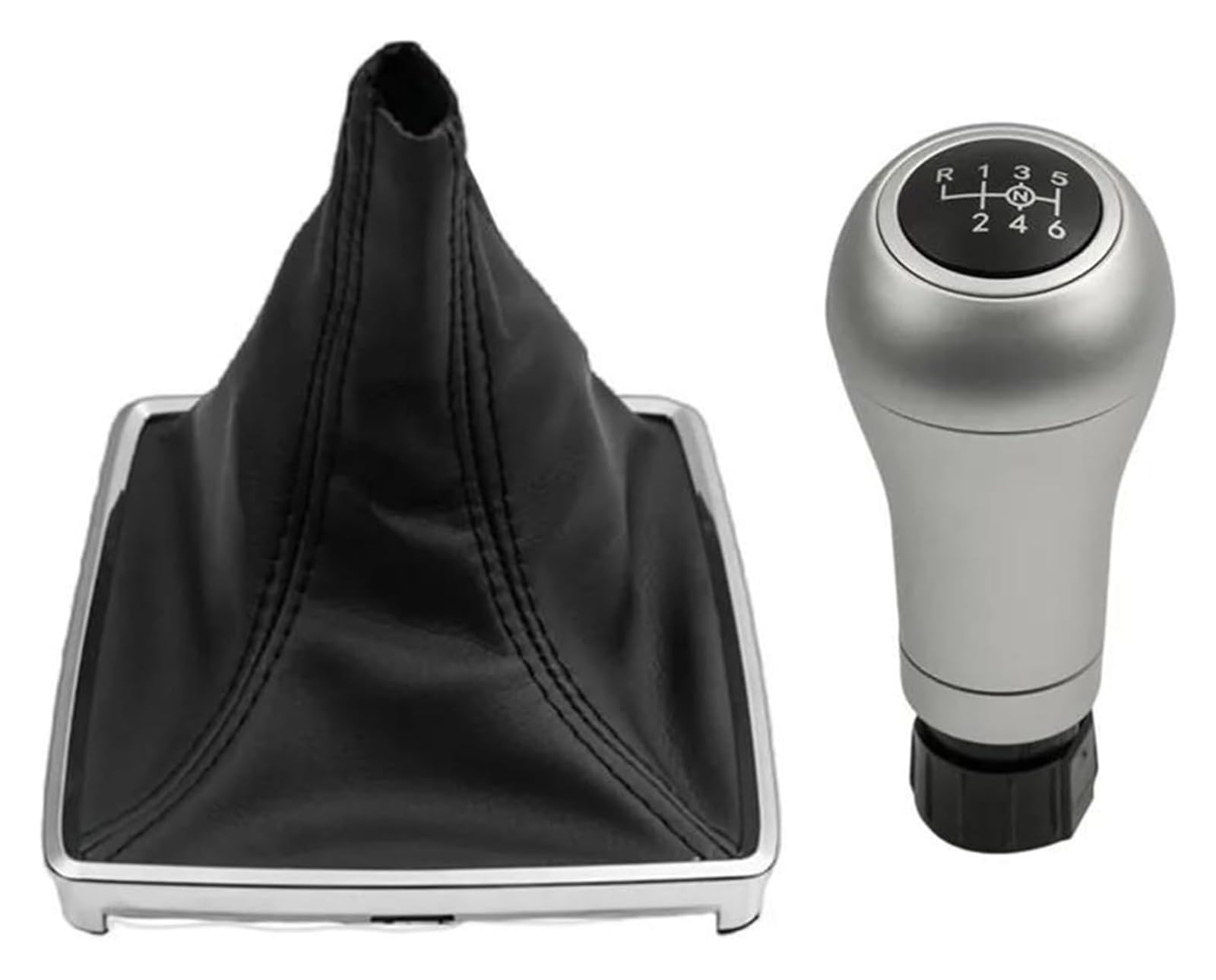 Fncvtm One Color Car Gear Knob For Benz W202 C Class S202 W208 C208 Clk W210 E 5 6 Gear Car Shift Knobs Gaitor(14.5 Mm R Under Set)