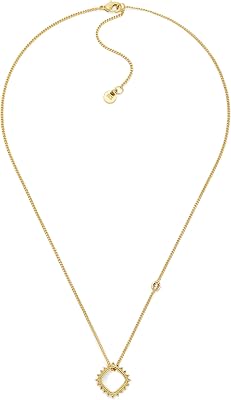 Michael Kors Collar para mujer de piedras semipreciosas con cierre de mosquetón