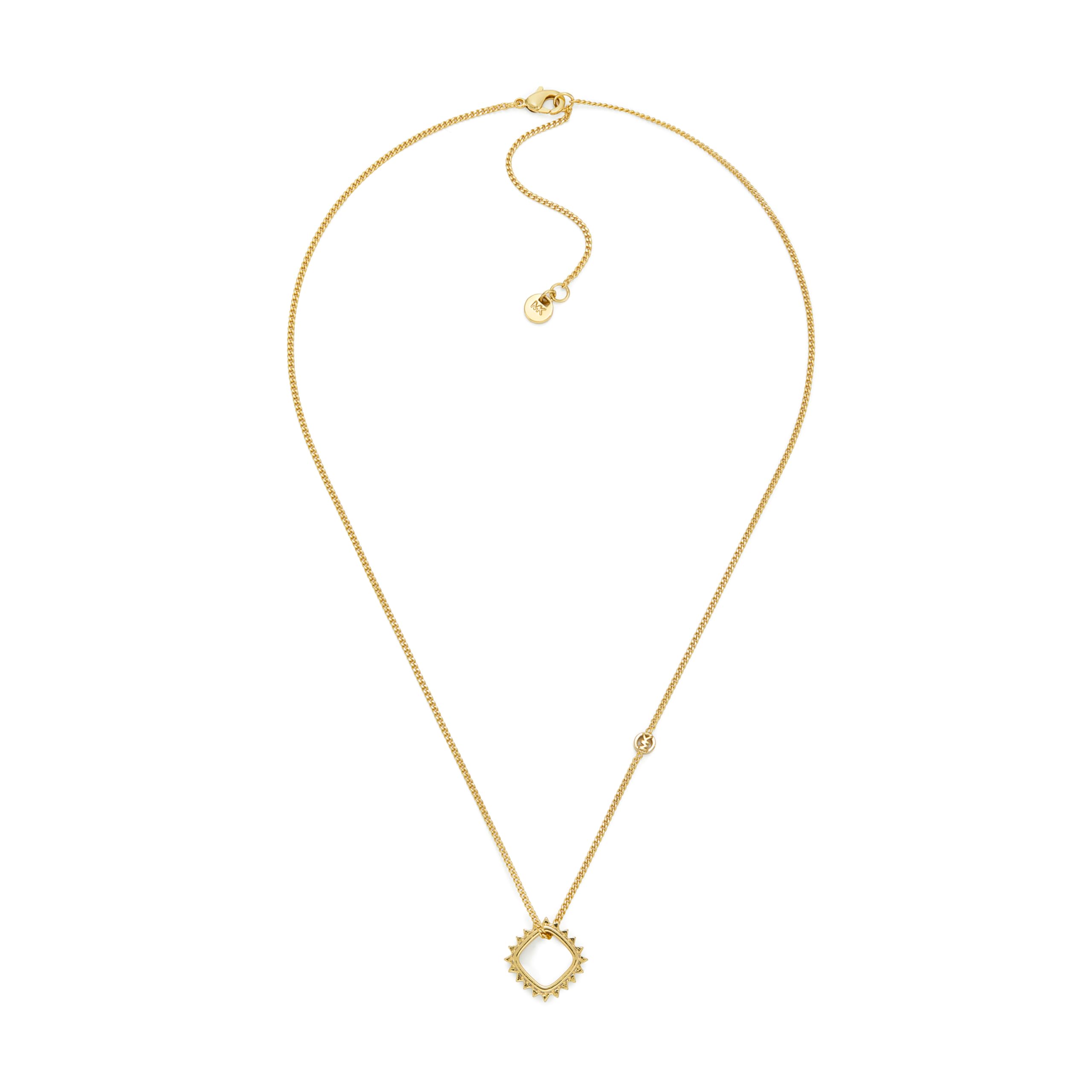 Michael Kors Premium Women's Gold-Tone Brass Necklace, MKJ8609710