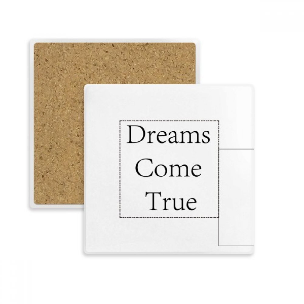 Dessous de tasse absorbant en pierre et repose-verre multicolore avec citation inspirée de table