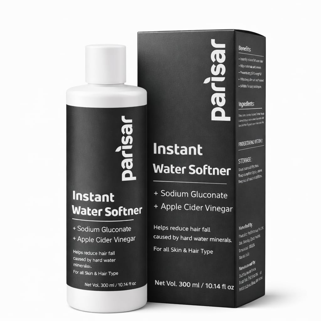 Parisar Instant Water Softener Liquid for Bath & Home | Hard Water Softner for Skin & Hair | Reduces Hard Water Effects (Does Not Change TDS) | 300 ml (Pack of 1)-image-38