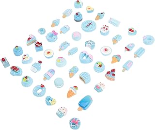 Mikinona 100 Pçs Acessórios Para Capa De Celular Capa De Telefone Pingentes De Sorvete Faça Você Mesmo Enfeites De Casca De Telefone Faça Você Mesmo Decorações De Doces Apliques Enfeites
