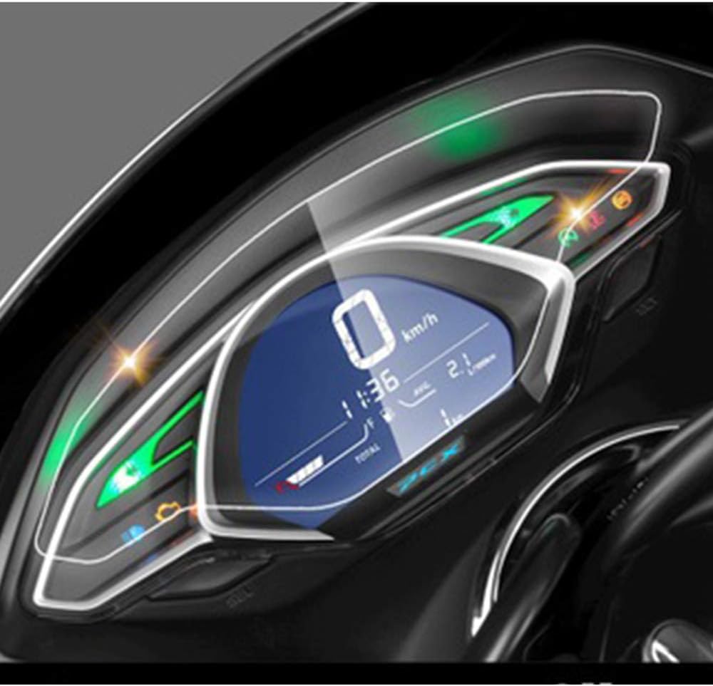 Amazon Zsadzs ホンダpcx150オートバイスピードメーター保護フィルム18 19アンチブルーライトスクラッチ耐性保護スクリーンスクリーン保 護フィルム メーターカバー ボックス 車 バイク