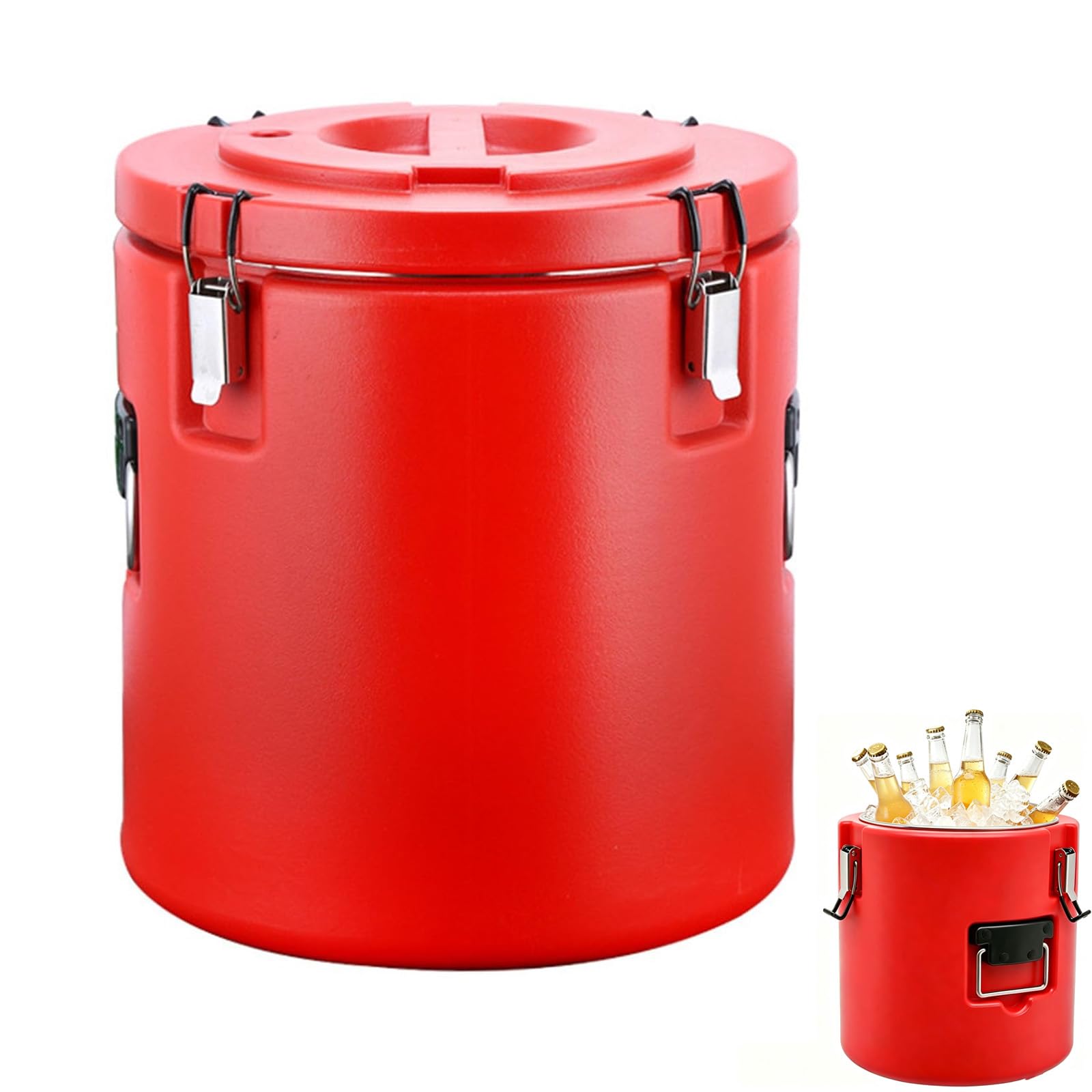Recipiente aislado para alimentos portátil con termo de acero inoxidable para jugos y leche