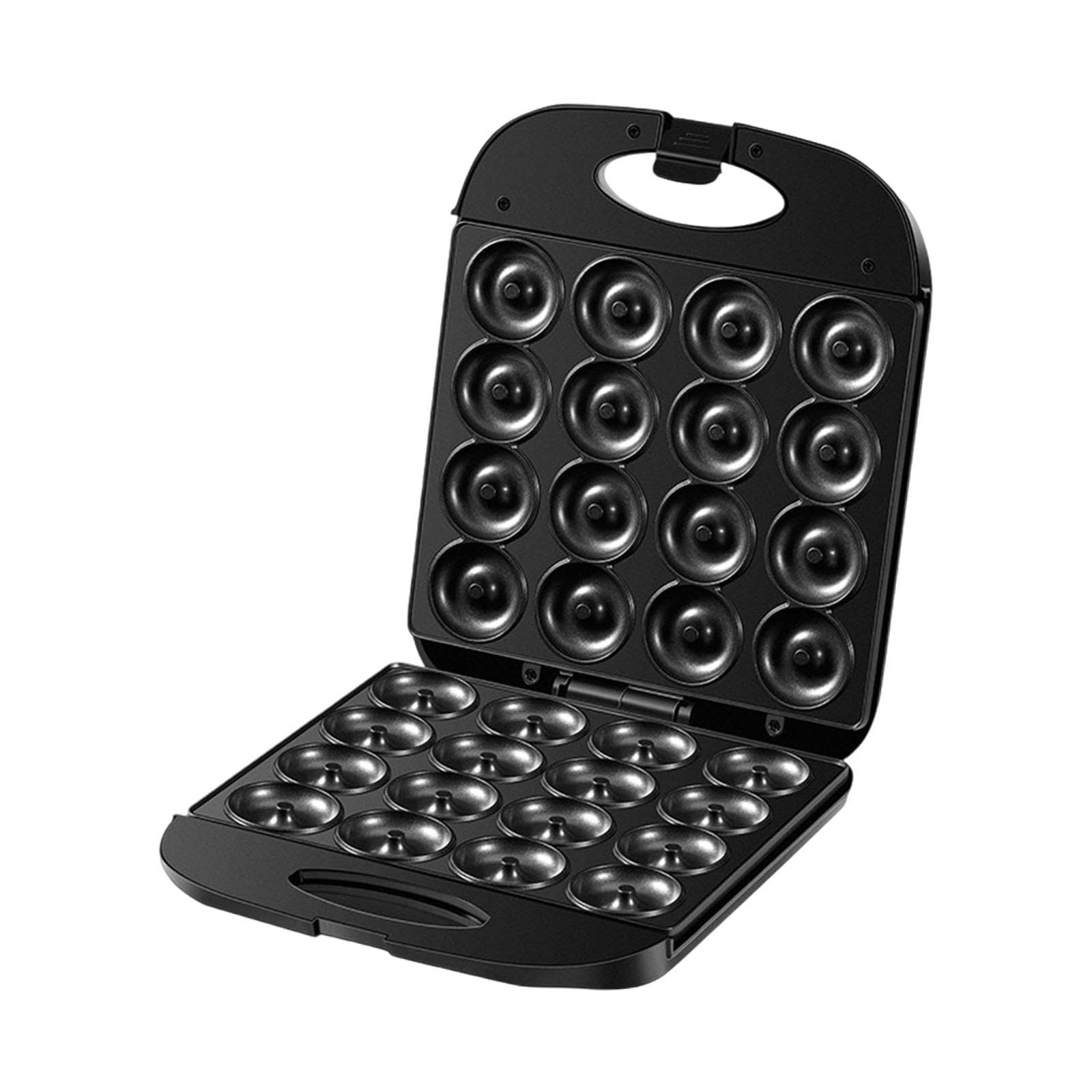 Generic Mini Donut Maker, Macchina Elettrica per Ciambelle Che Produce 16 Piccoli E Pratici Snack Non Compatti