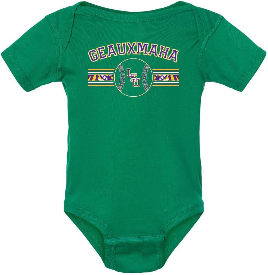 CornBorn Kids LSU Tigers Infant Bodysuits | Choose Your Design