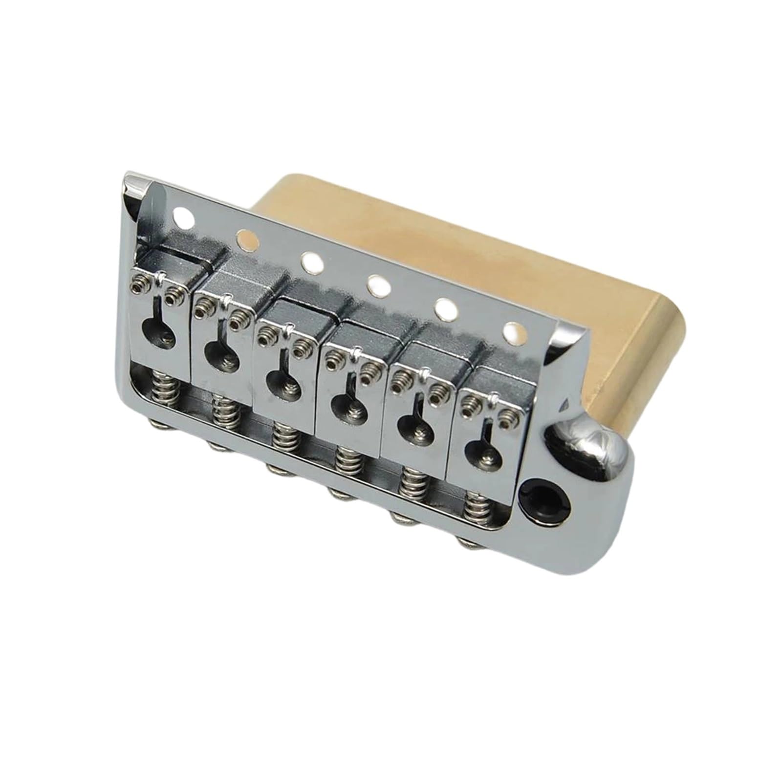 Mostek Gitarowy 52,5 Mm Mosiądz 6 Śrub Gitara Elektryczna Tremolo Bridge Akcesoria Do Instrumentów Muzycznych