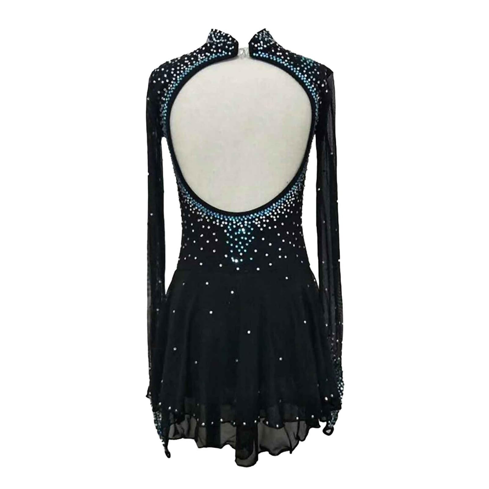 Robe De Patinage Artistique For Filles Et Femmes, Taille Personnalisable, Robes De Compétition De Gymnastique Respirantes Et Flexibles