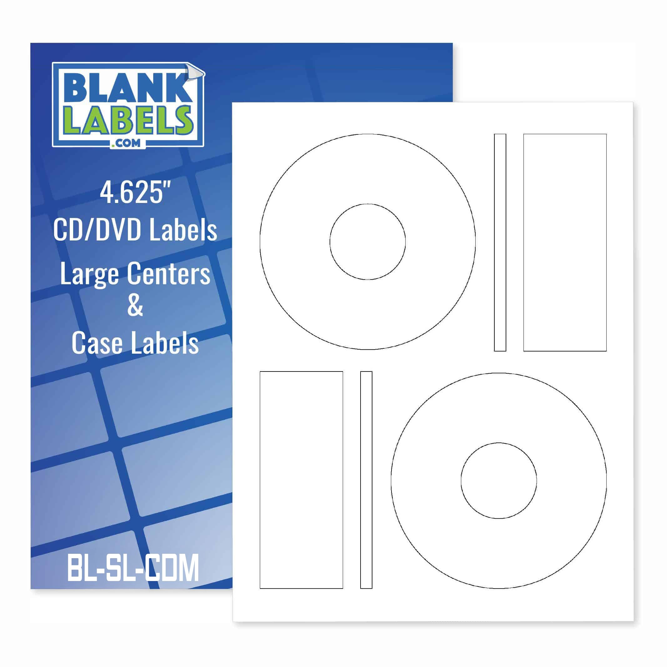 CD/DVD Etiketten blanko Etiketten Marke passend für MEMOREX Große Core kompatibel. Wirtschaft matt Etiketten. 2 Etiketten pro Blatt groß Centern nur 250 Sheets