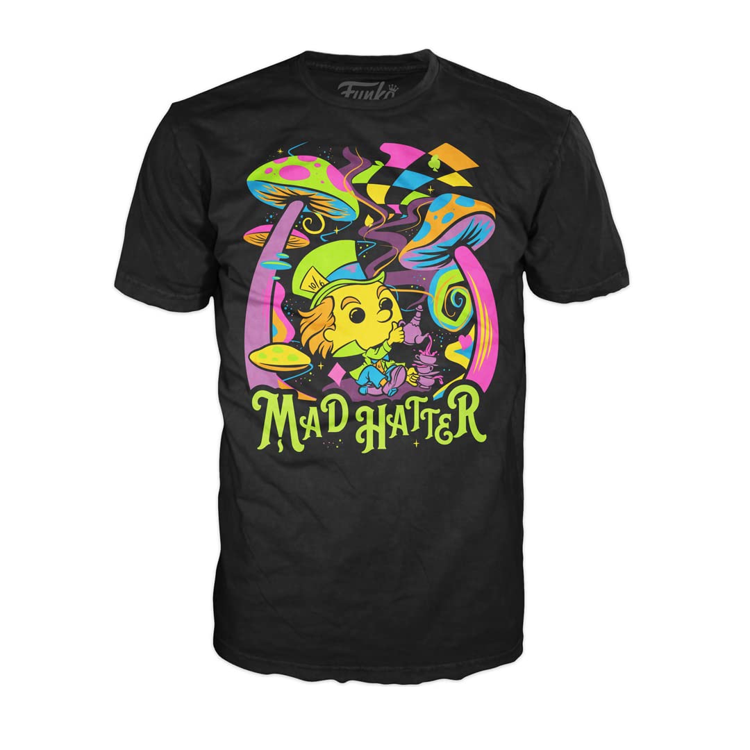 FunkoPop Tee! Blacklight- Mad Hatter (X Large) - 57681