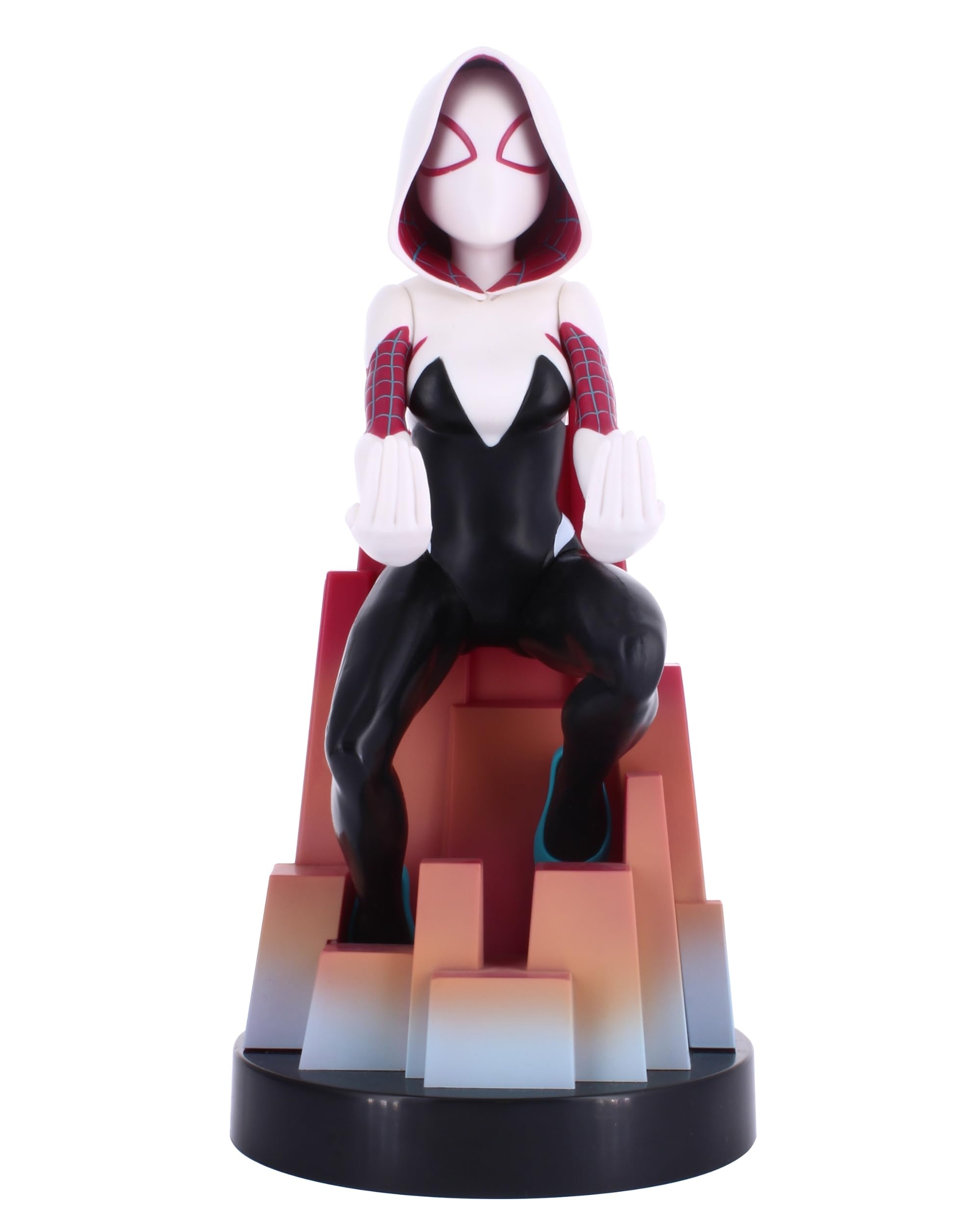 Cableguys - Marvel Ghost Spider Gaming Accessories Holder & Phone Holder for Most Controller (Xbox, Play Station, Nintendo Switch) & Phone