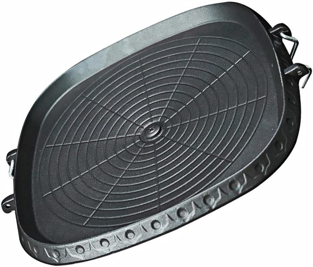 Square Bakeware Bbq Tool Barbeque Grill Pan Lid Beef Steak Plate Easy Clean