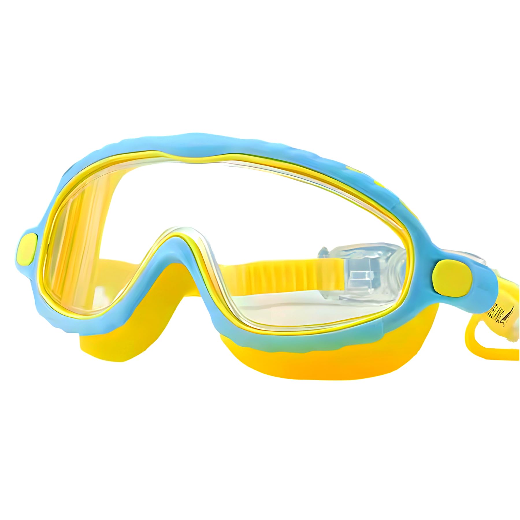 WISHKEY Swimming Goggles with Protective Case and Earplugs, Wide Vision Anti-Fog Mirrored Lens, Adjustable Push Button Strap, Leak-Proof, Comfortable Swim glass, 6+ Years, Yellow (Pack of 1) (B0D6KNGLLR) Amazon Price History, Amazon Price Tracker