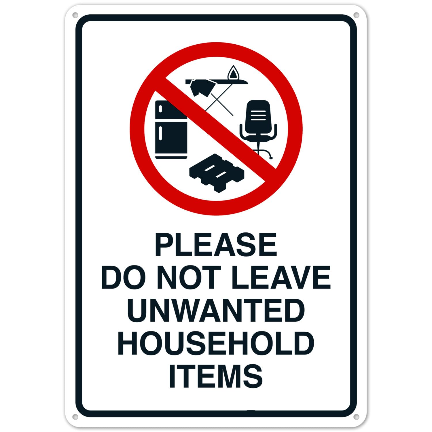 Reverse Parking Only Standard Parking Guide Metal Wall Sign 12x8 Inch