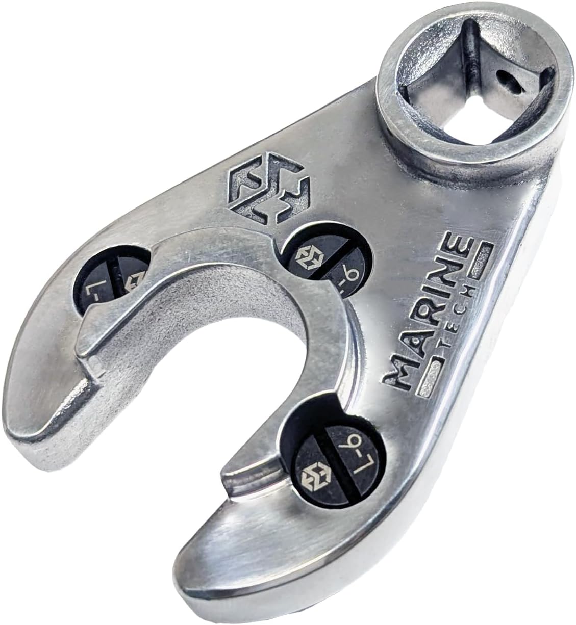 Marine Tech Tools 35mm Outboard Pin Wrench (AMT0309) with L-6 Pins, Spanner Wrench, Tilt Cap Removal tool, Tilt Caps fit SHOWA Manufactured Units, Yamaha, Suzuki, Johnson, Honda, & Evinrude