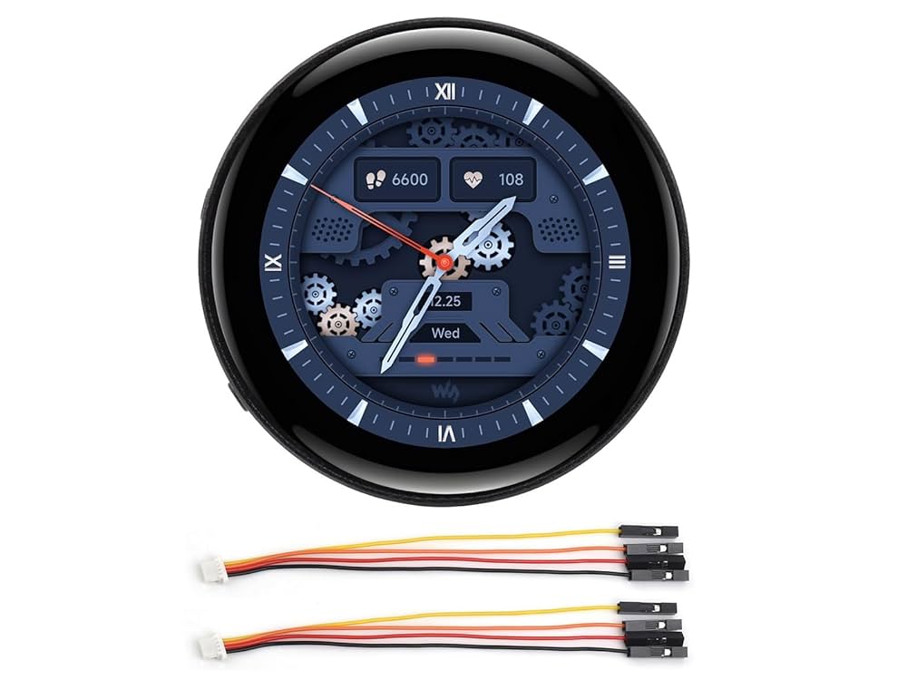 Waveshare ESP32-S3 1.46inch Round Display Development Board, 412×412